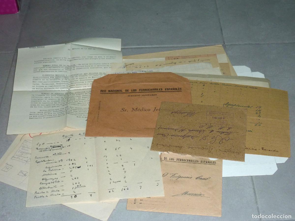 Manuscritos antiguos: Documentos Renfe. L&iacute;nea Murcia-Mula-Caravaca, 1943 - Foto 1