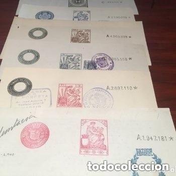 Manuscritos antiguos: ESTADO ESPA&Ntilde;OL 1936 a 1968 distintos valores - Foto 1