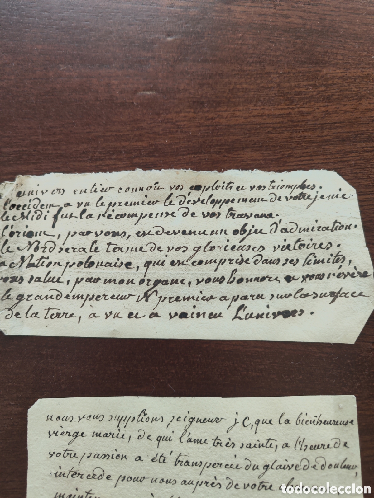 Manuscritos antiguos: Hojas manuscritas varias s.XIX. - Foto 5