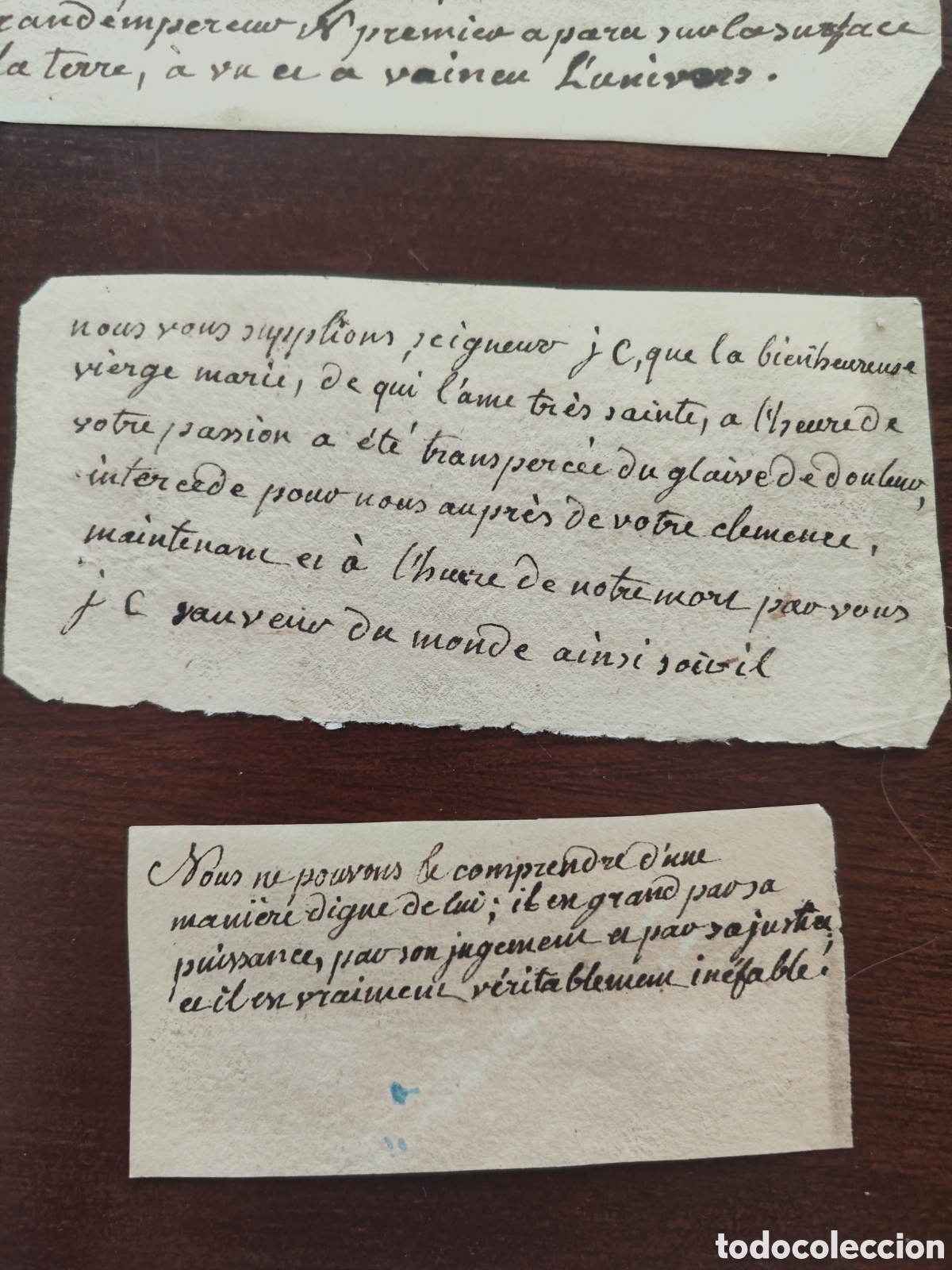 Manuscritos antiguos: Hojas manuscritas varias s.XIX. - Foto 7