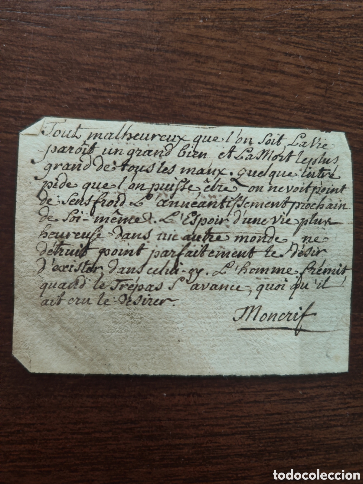 Manuscritos antiguos: Hojas manuscritas varias s.XIX. - Foto 12