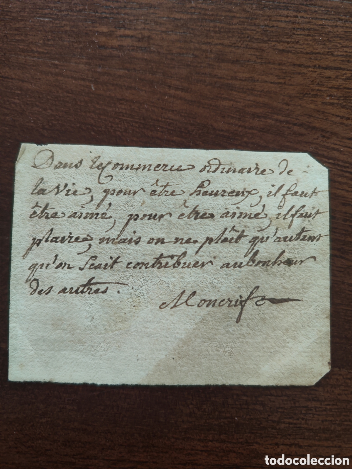 Manuscritos antiguos: Hojas manuscritas varias s.XIX. - Foto 13