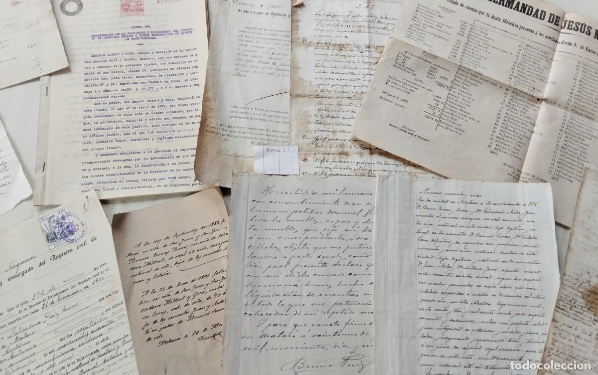 Manuscritos antiguos: MATARO ,RESTO DE DOCUMENTOS Y MANUSCRITOS , VER MUY ANTIGUOS - Foto 1