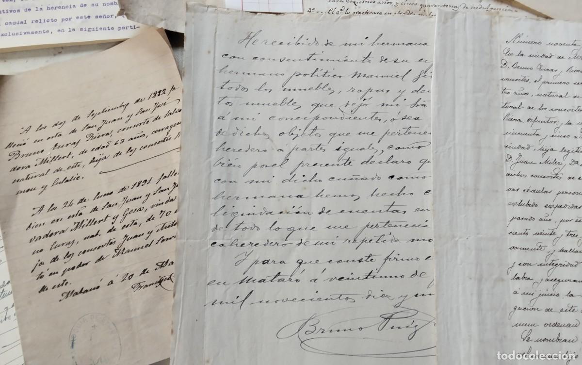 Manuscritos antiguos: MATARO ,RESTO DE DOCUMENTOS Y MANUSCRITOS , VER MUY ANTIGUOS - Foto 7