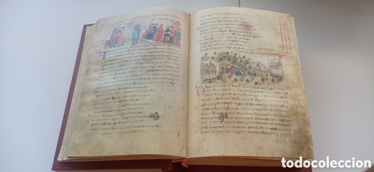 Manuscritos antiguos: Facs&iacute;mil de Cr&oacute;nica de Lucca de Giovanni Sercambi - Foto 2