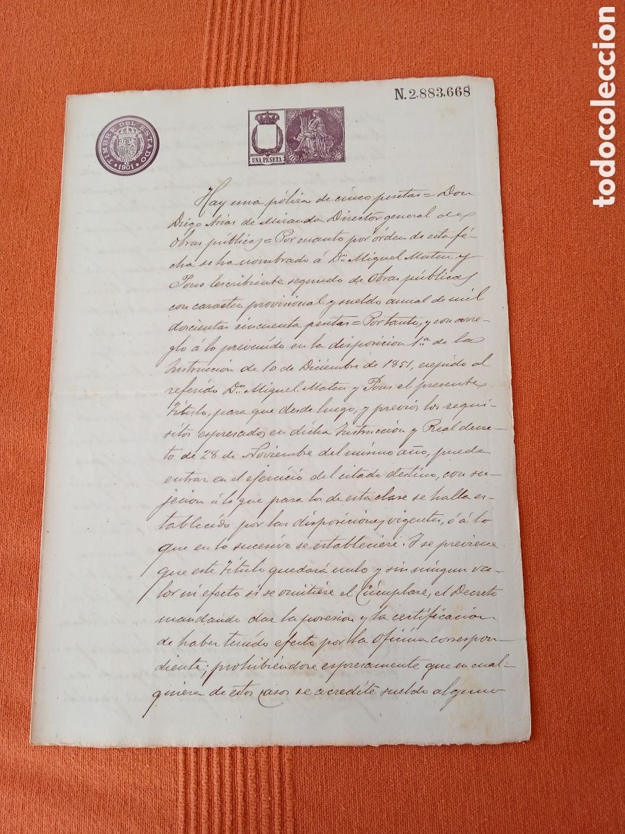 Manuscritos antiguos: LOTE DE QUINCE DOCUMENTOS DIVERSOS LA MAYOR&Iacute;A DE MALLORCA DIVERSOS SELLOS - Foto 1