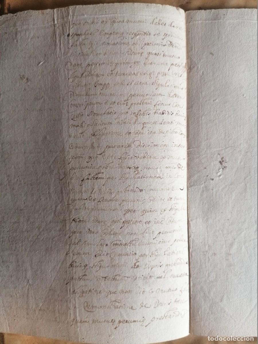 Manuscritos antiguos: Documento manuscrito siglo XVII. Marca de agua. - Foto 1