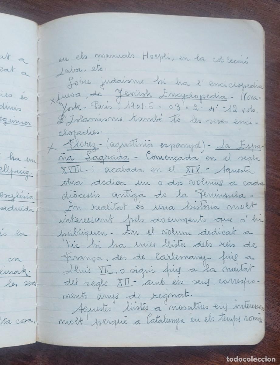 Manuscritos antiguos: BIBLIOGRAFIA MANUSCRIT ORIGINAL c. 1930 - Foto 10