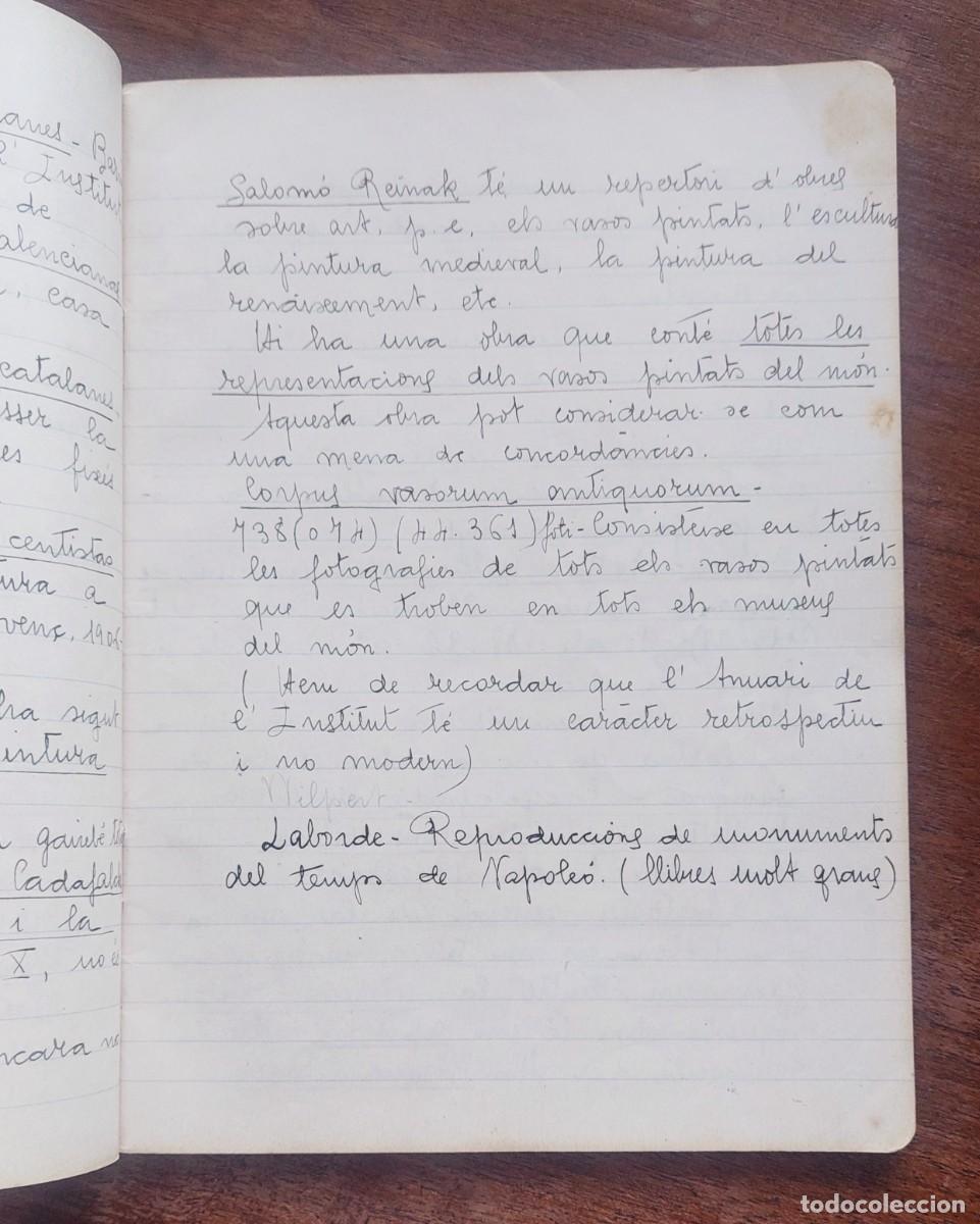 Manuscritos antiguos: BIBLIOGRAFIA MANUSCRIT ORIGINAL c. 1930 - Foto 13