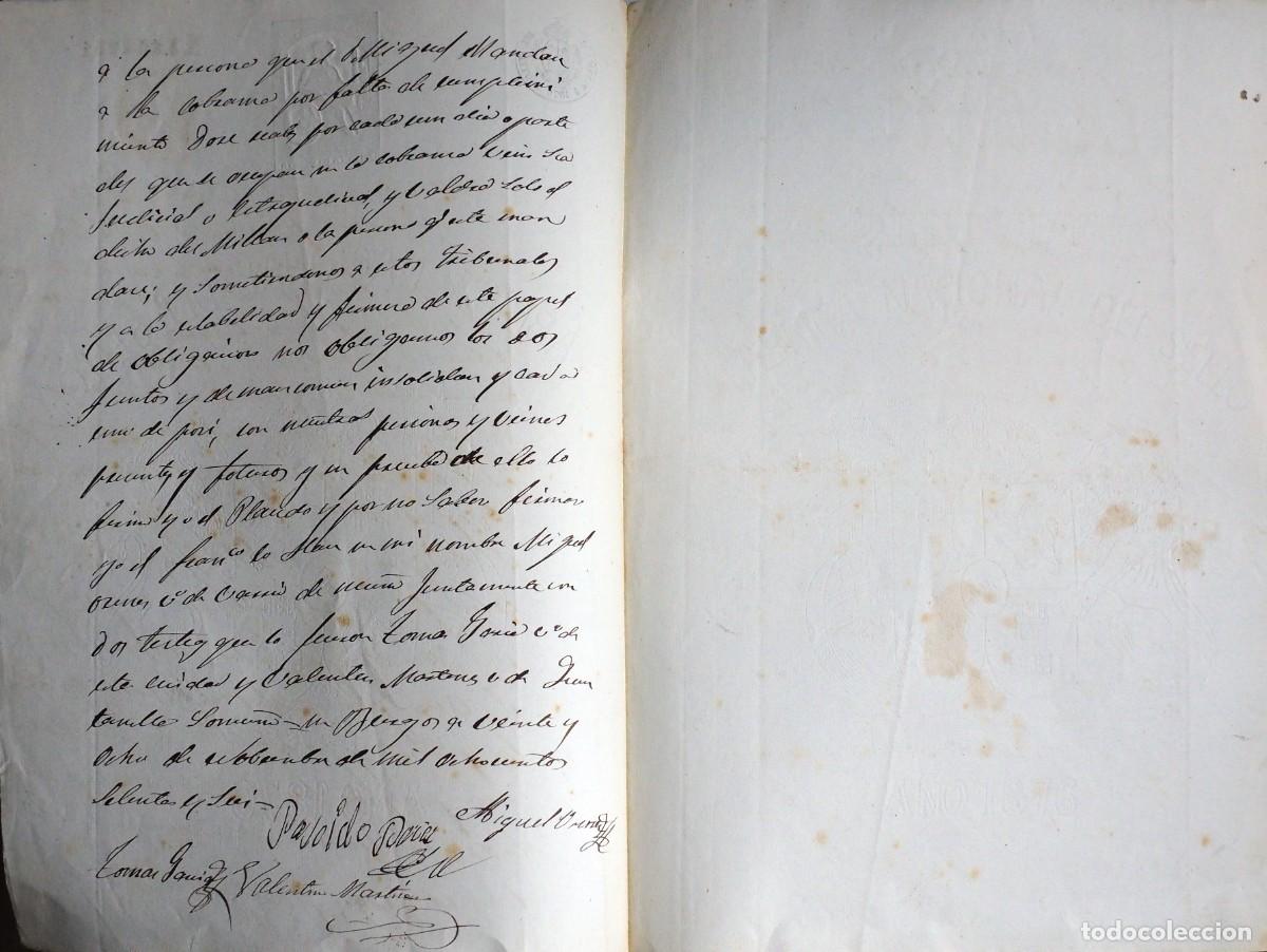 Manuscritos antiguos: ANTIGUO MANUSCRITO: BURGOS. A&Ntilde;O 1876 - Foto 2