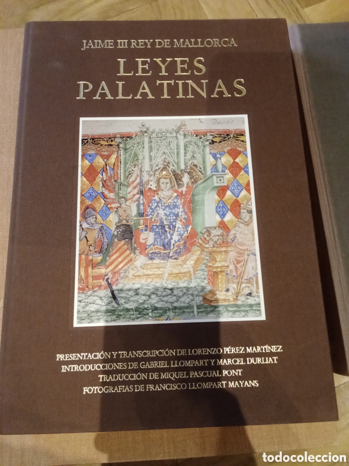 Manuscritos antiguos: LEYES PALATINAS JAIME III REY DE MALLORCA