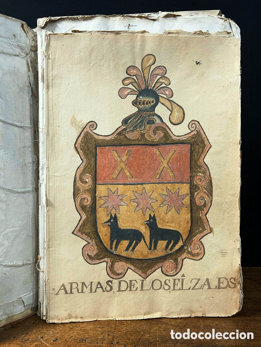 Alte Manuskripte: 1771 Genealog&iacute;a de los Elizalde. Vol. Facticio.