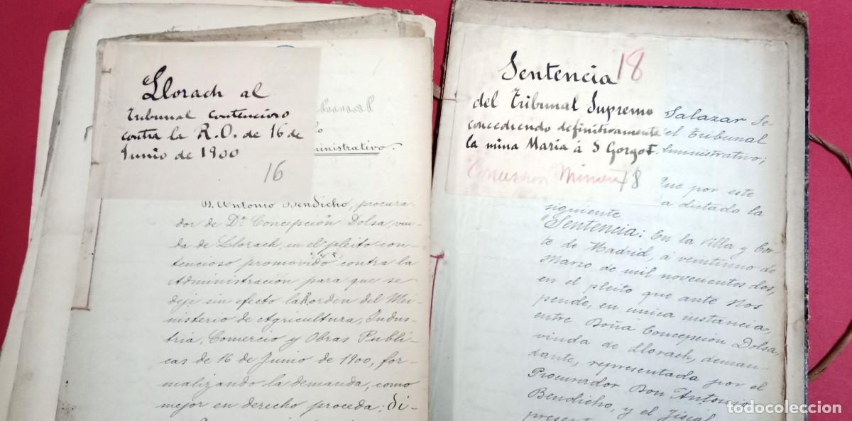 Manuscritos antiguos: AGUAS - RUBINAT - LLORACH - DOSSIER Y PLANOS - 1908 - Foto 4
