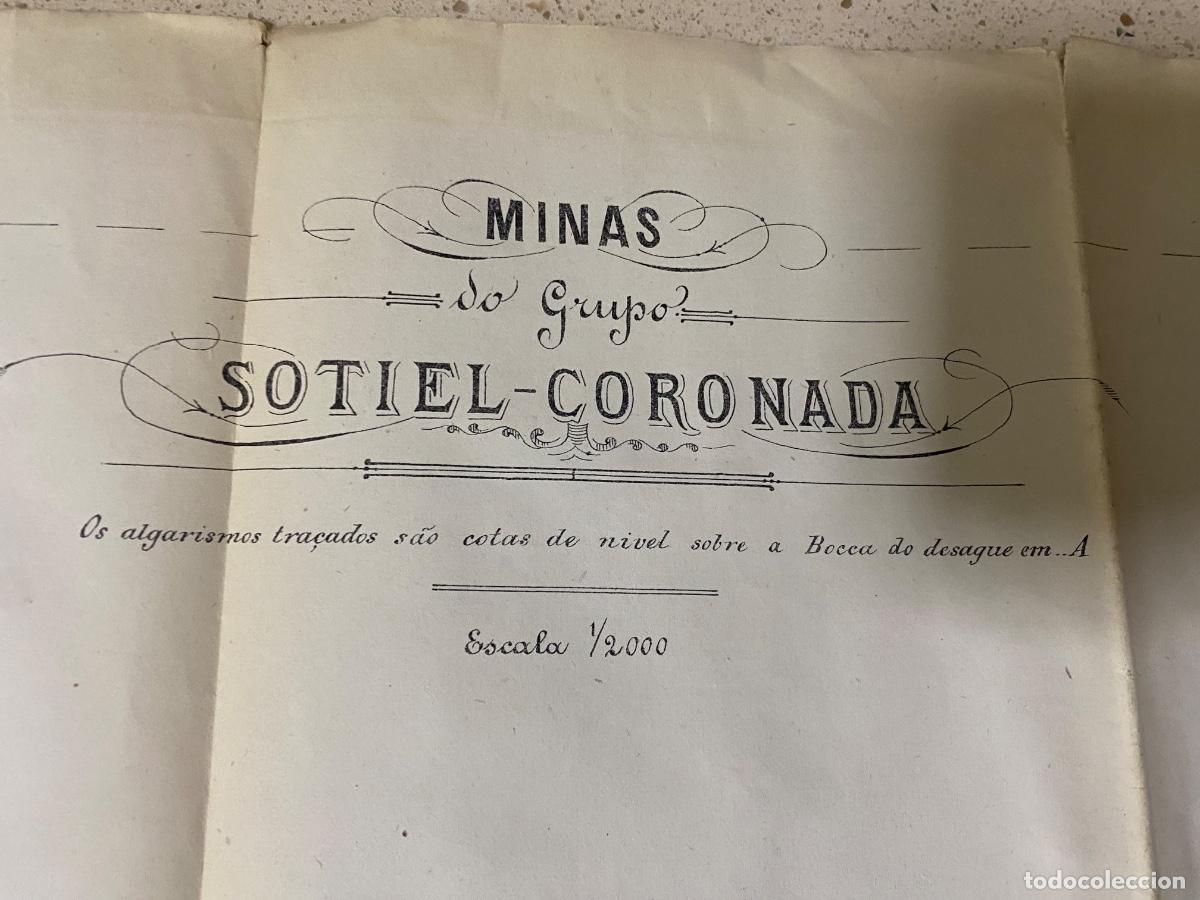 Manuscritos antiguos: Sotiel Coronada, Informe de 20 de Junio de 1883, con Mapa ( en Portugues) - Foto 10