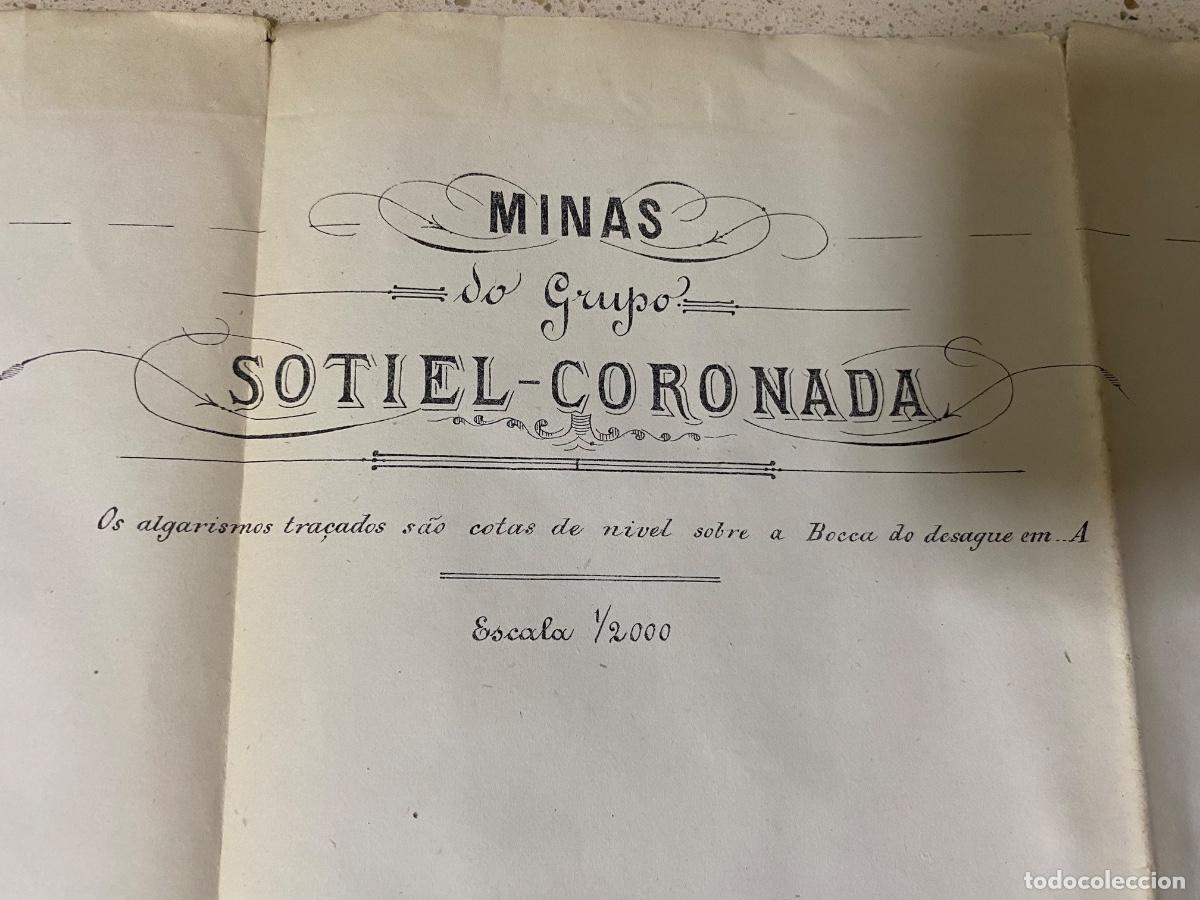 Manuscritos antiguos: Sotiel Coronada, Informe de 20 de Junio de 1883, con Mapa ( en Portugues) - Foto 11