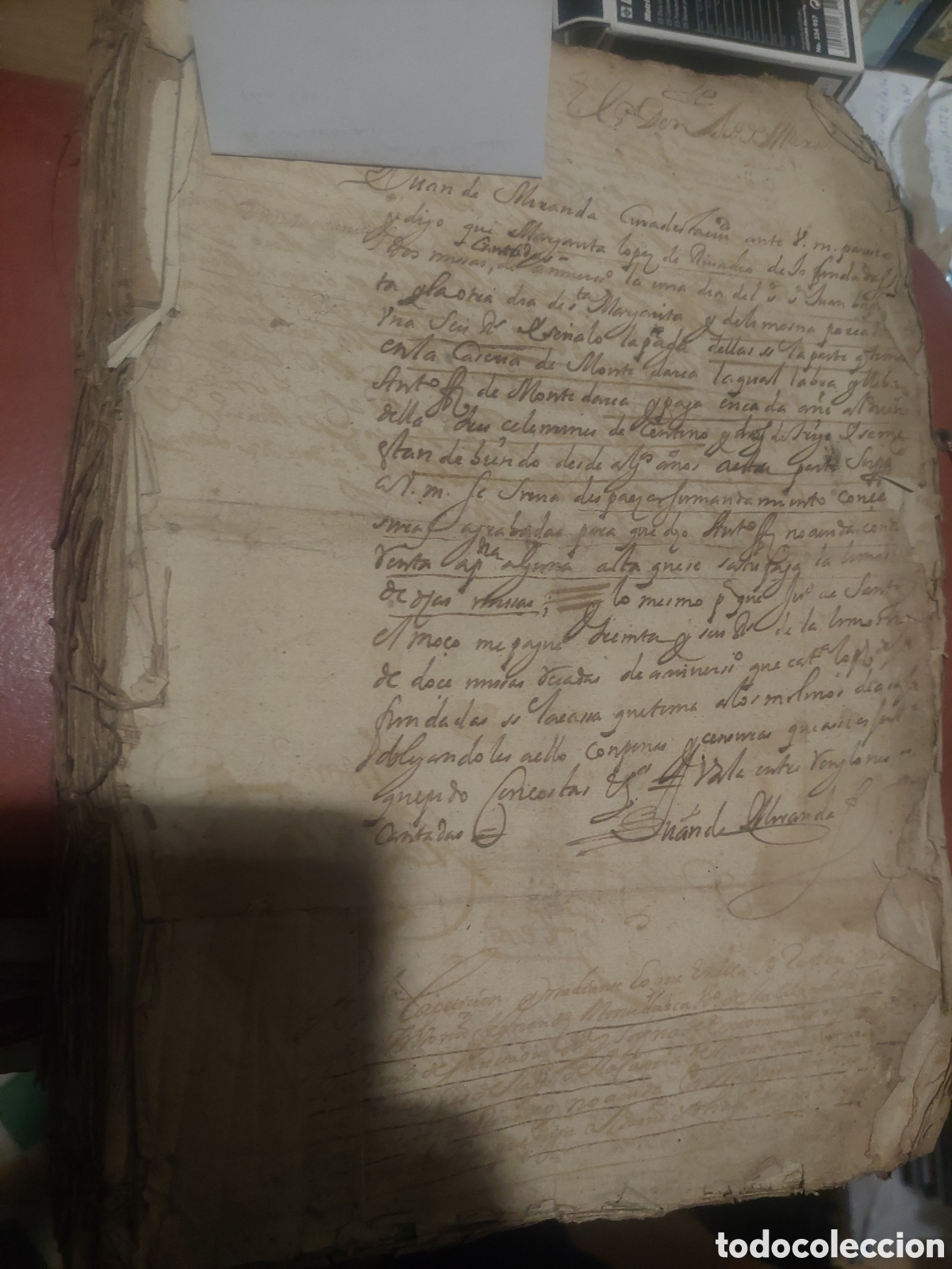 Manuscritos antiguos: Misas aniversario pagadas 1684 - Foto 3