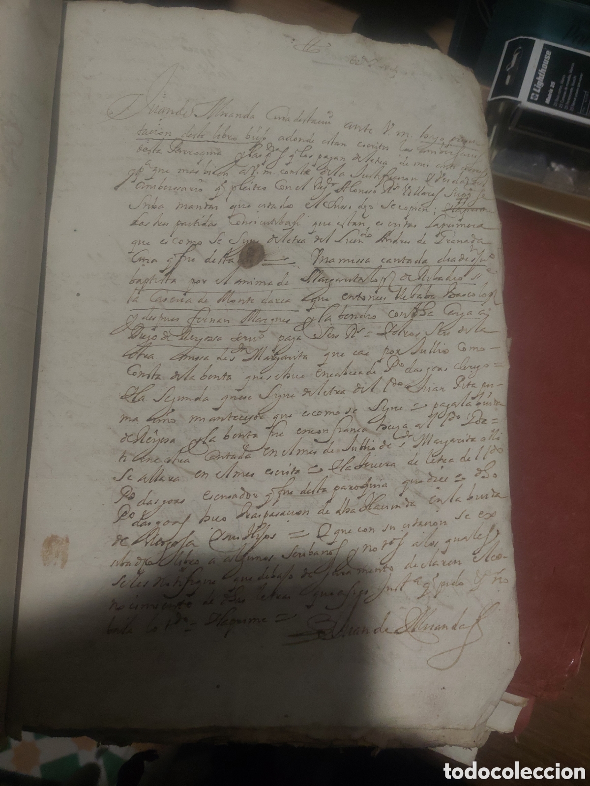 Manuscritos antiguos: Misas aniversario pagadas 1684 - Foto 12