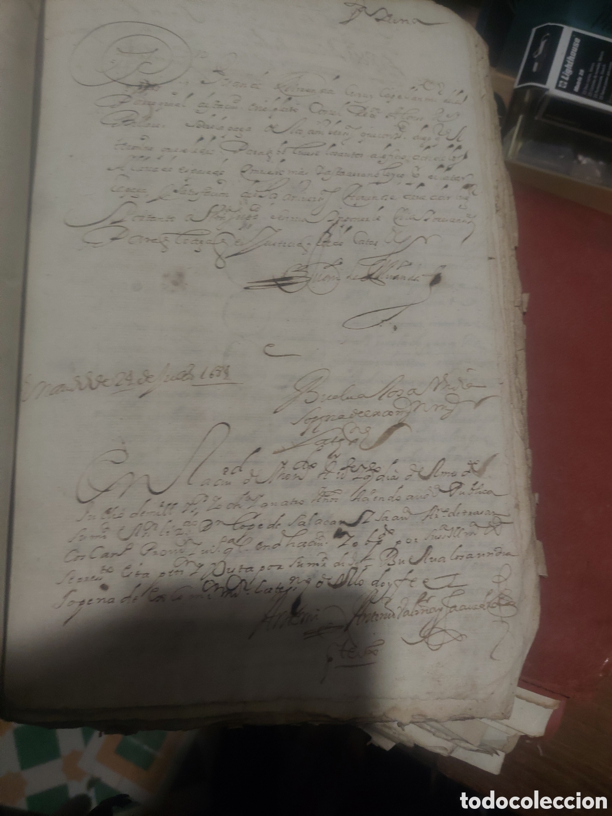 Manuscritos antiguos: Misas aniversario pagadas 1684 - Foto 13