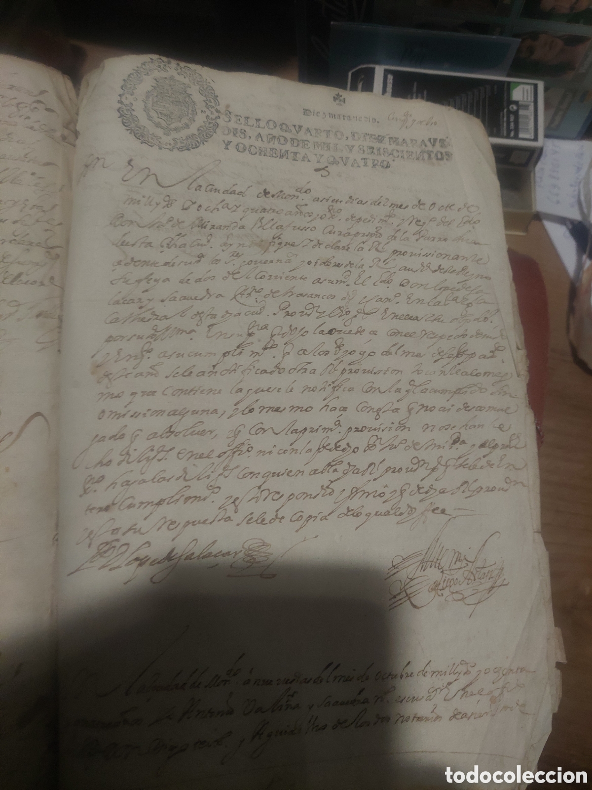 Manuscritos antiguos: Misas aniversario pagadas 1684 - Foto 15