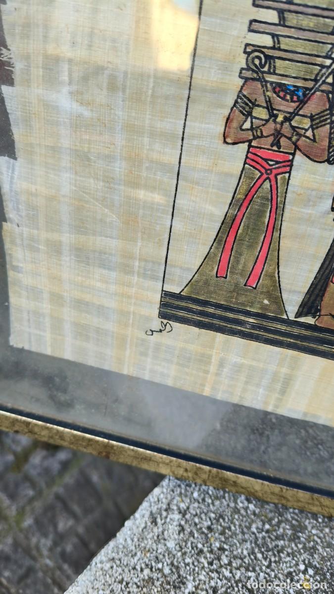 Manuscritos antiguos: Papyrus original avec certificat - Foto 3