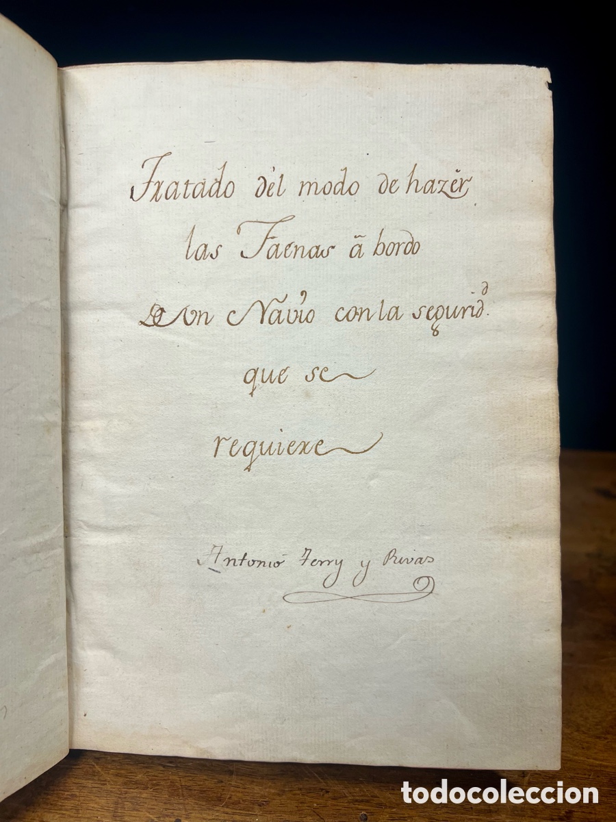 Manuscritos antiguos: Antonio Terry y Rivas. Libro Manuscrito In&eacute;dito.