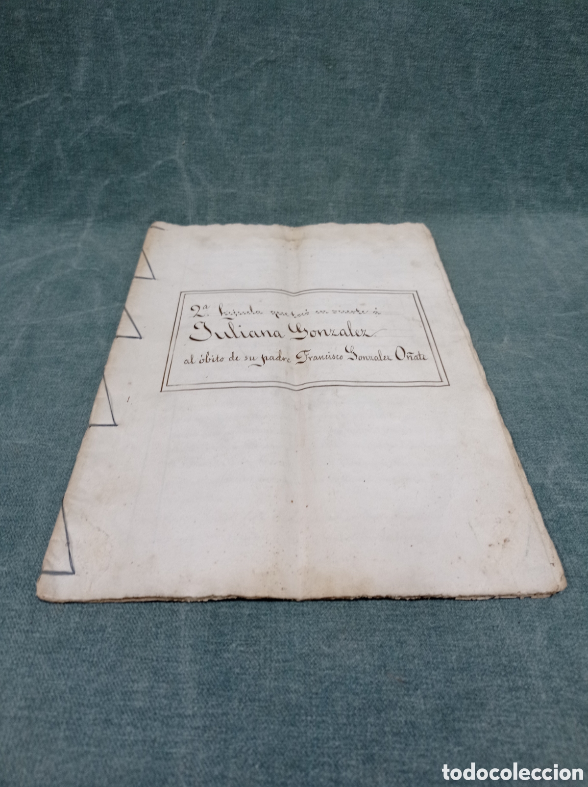 Manuscritos antiguos: AUTOL - LA RIOJA - 1886 - HIJUELA - DOCUMENTO ANTIGUO - Foto 2