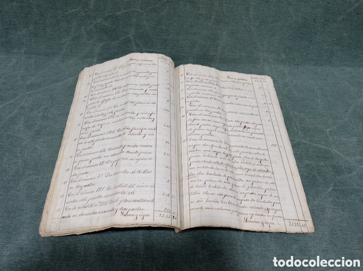 Manuscritos antiguos: AUTOL - LA RIOJA - 1886 - HIJUELA - DOCUMENTO ANTIGUO - Foto 5