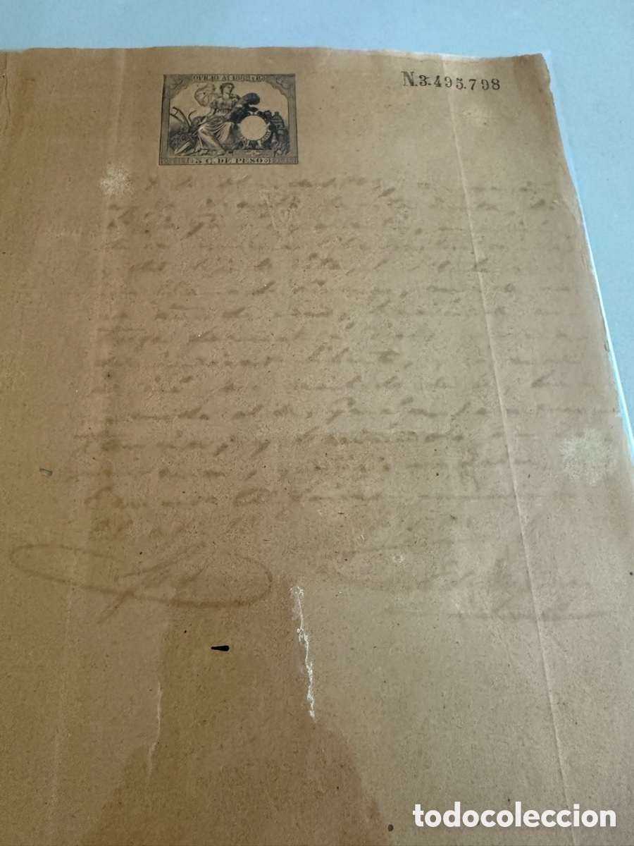 Manuscritos antiguos: Manuscrito de la CUBA ESPA&Ntilde;OLA. 1882-83 - Foto 2