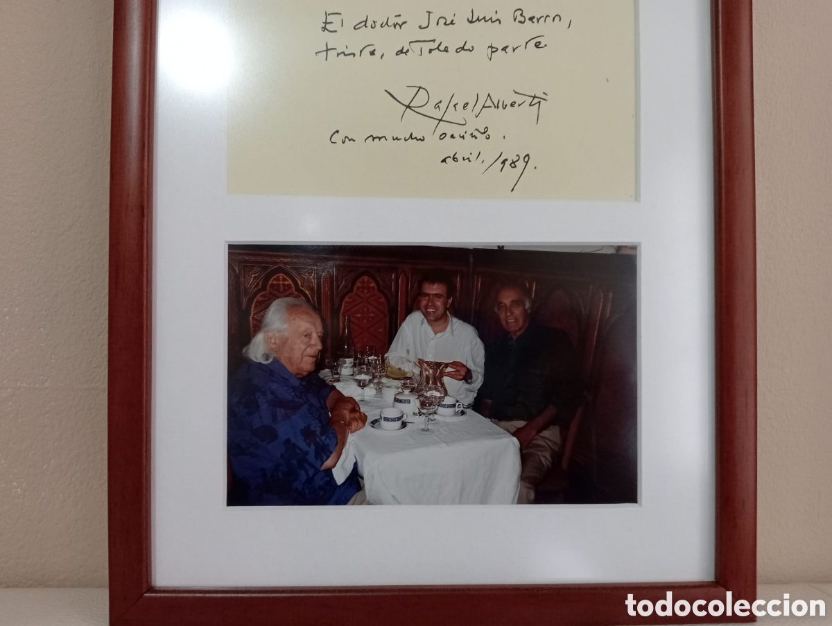 Manuscritos antiguos: Poema manuscrito de Rafael Alberti - Foto 4