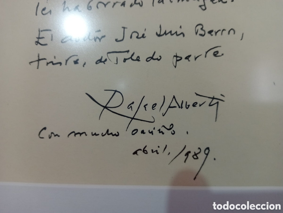 Manuscritos antiguos: Poema manuscrito de Rafael Alberti - Foto 5