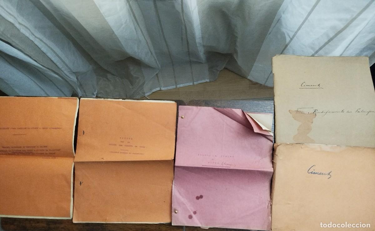 Manuscritos antiguos: Proyecto de f&aacute;brica de cementos en Soria y Novelda para Edouard Otlet - Ferrocarril Soria