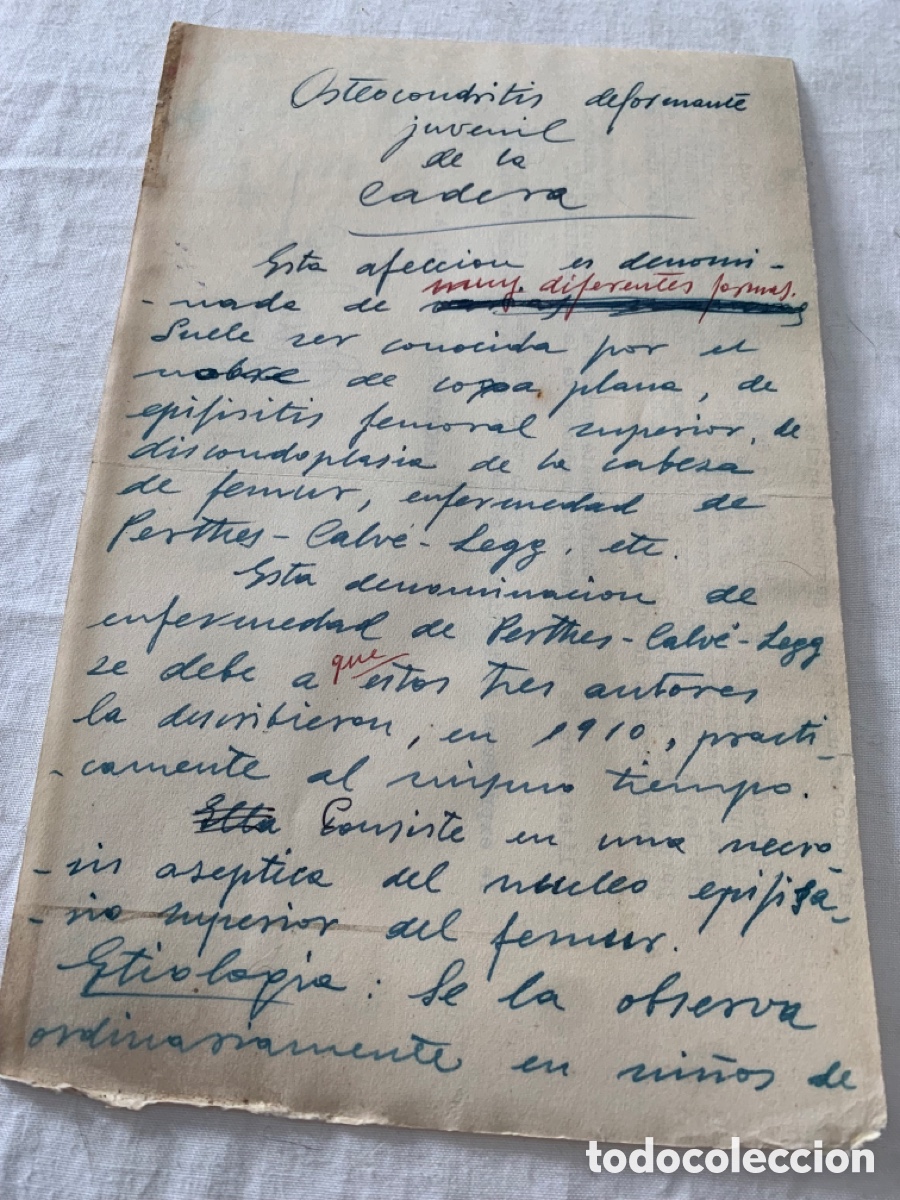 Manuscritos antiguos: Documentos Medicos Manuscritos antiguos. - Foto 3