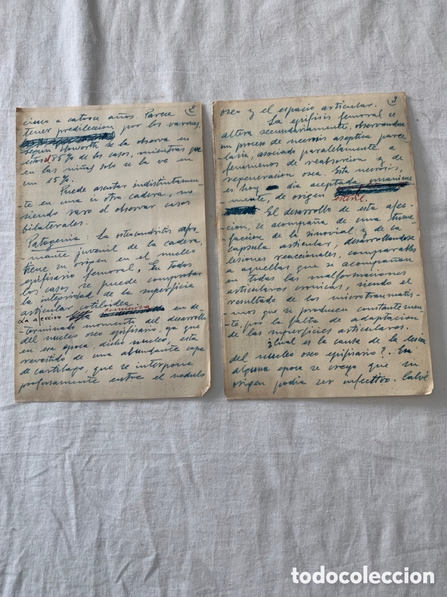 Manuscritos antiguos: Documentos Medicos Manuscritos antiguos. - Foto 5