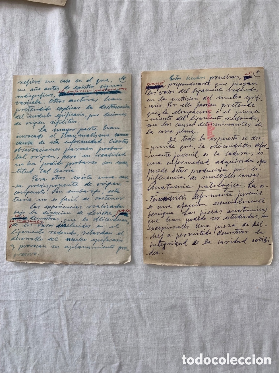 Manuscritos antiguos: Documentos Medicos Manuscritos antiguos. - Foto 7