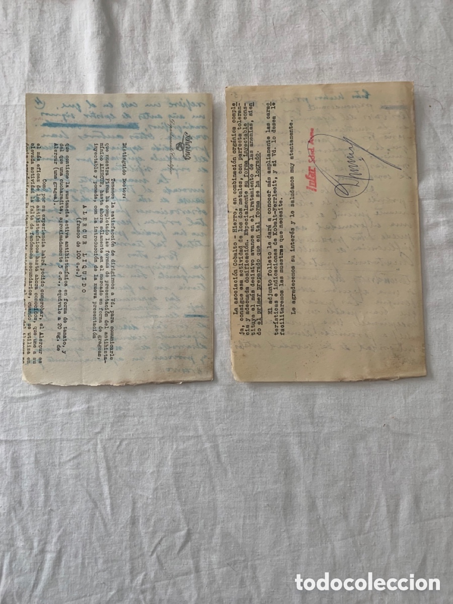Manuscritos antiguos: Documentos Medicos Manuscritos antiguos. - Foto 8