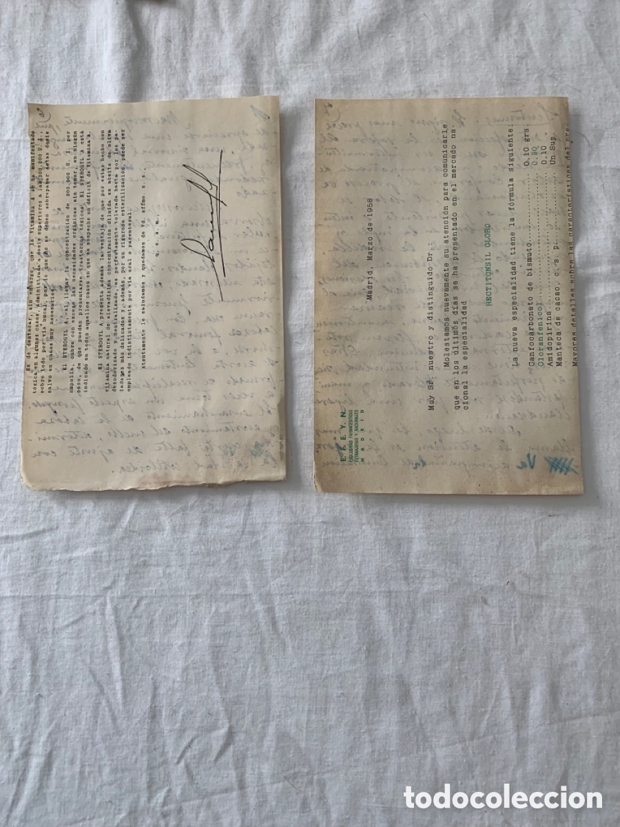 Manuscritos antiguos: Documentos Medicos Manuscritos antiguos. - Foto 10