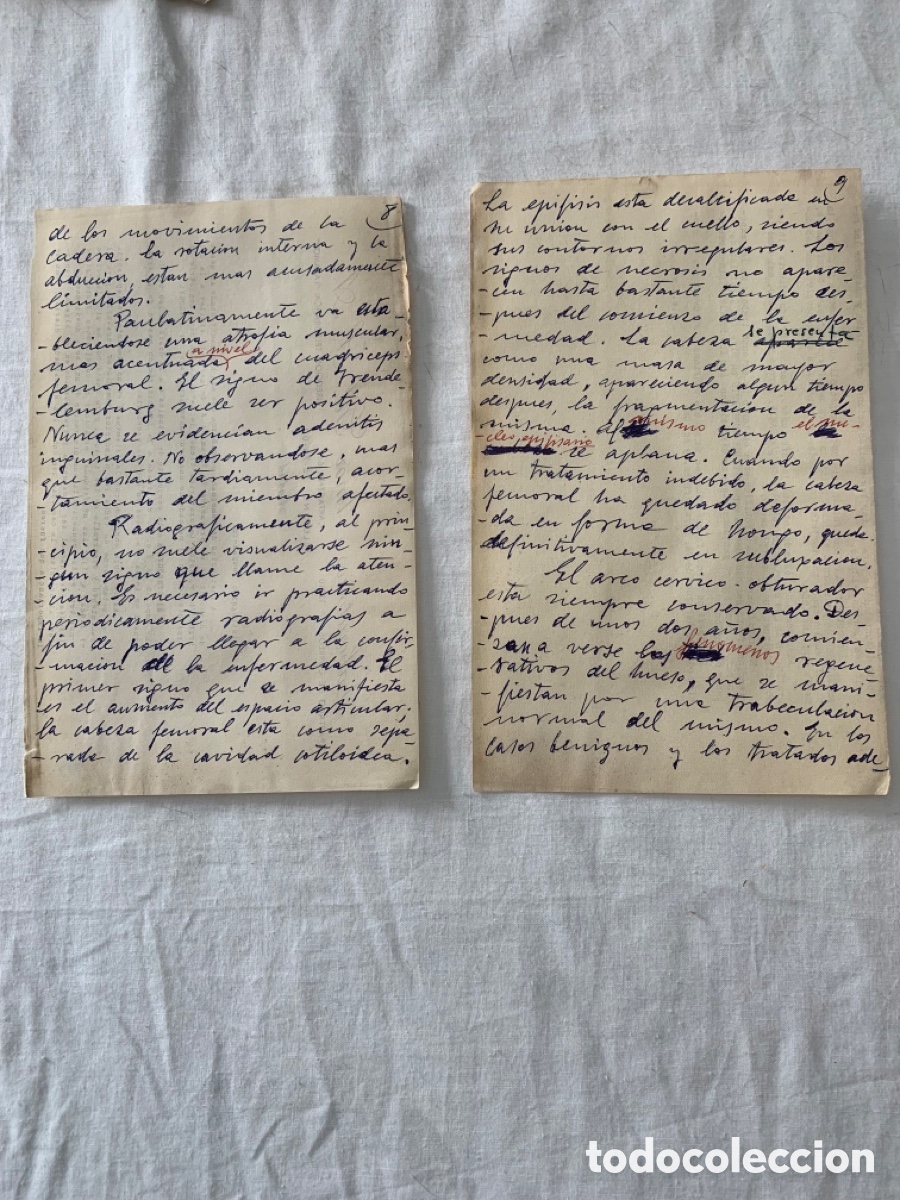 Manuscritos antiguos: Documentos Medicos Manuscritos antiguos. - Foto 11