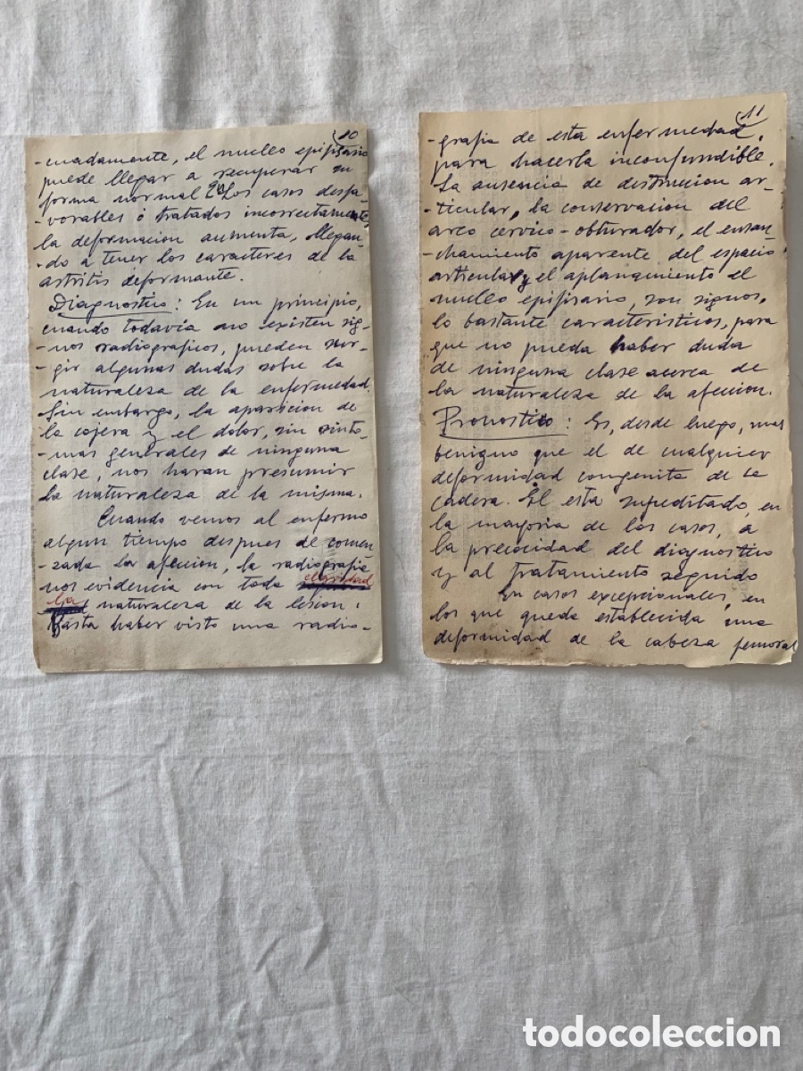 Manuscritos antiguos: Documentos Medicos Manuscritos antiguos. - Foto 13