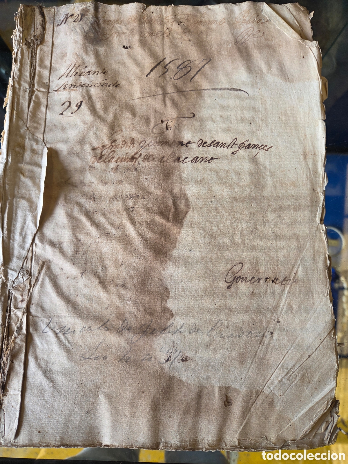 Manuscritos antiguos: ALICANTE 1626 PLEITO HEREDITARIO EN VALENCIANO