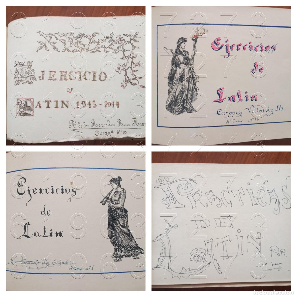 Manuscritos antiguos: BADAJOZ MANUSCRITO LATIN VICENTE GARCIA DE DIEGO INSTITUTO 1942 VER VIDEO PRESENTACION U74