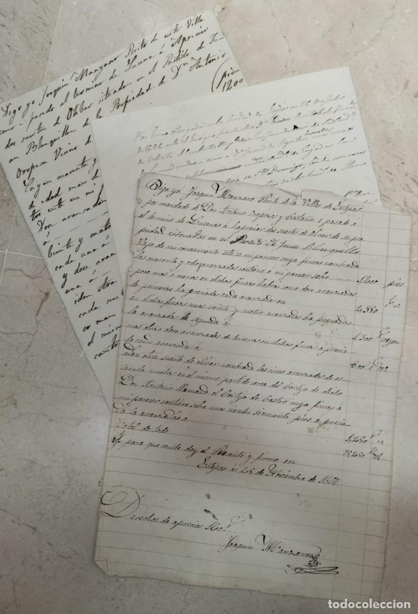Manuscritos antiguos: Lote documentos Estepa. A&ntilde;os 1866- 1867. Siglo XIX.