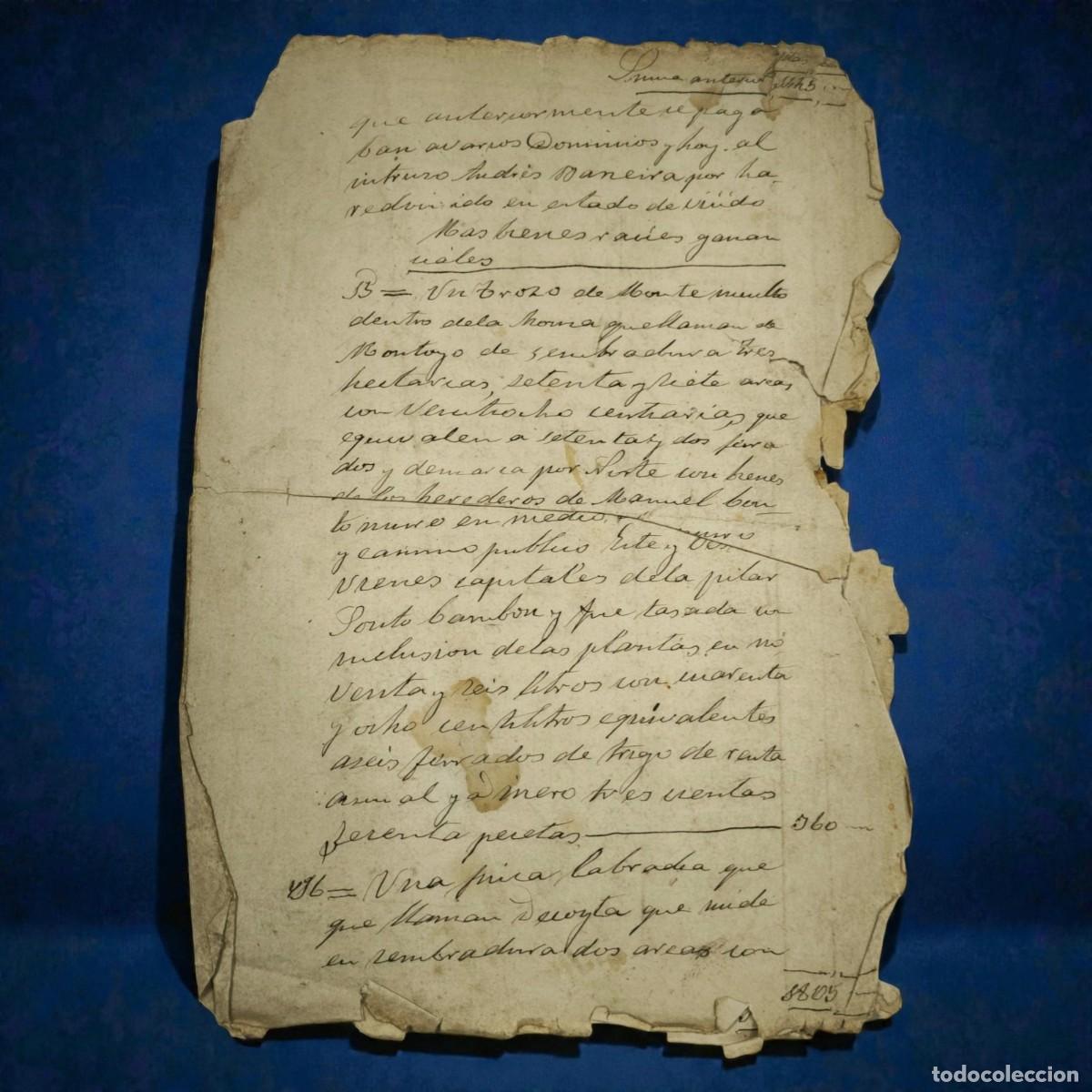 Manuscritos antiguos: Documento Manuscrito Antiguo A&ntilde;o 1911 &ndash; Manuscrito Hist&oacute;rico Con Escritura A Pluma