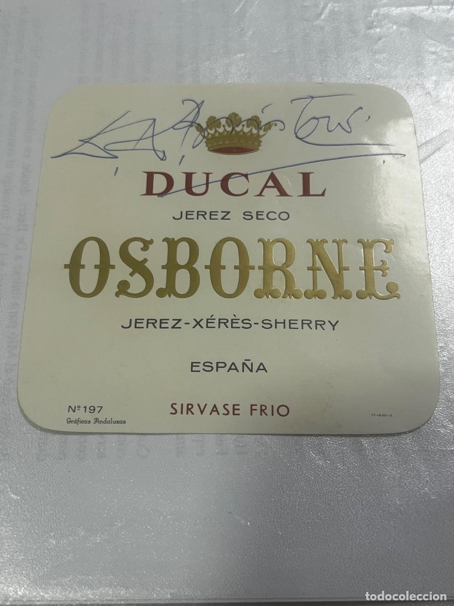 Manuscritos antiguos: SIGNE, AUTOGRAPH, FIRMA, ETIQUETA FIRMADA POR DESMOND BRISTOW. FUNCIONARIO EL M16 EN GUERRA.