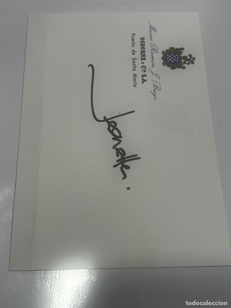 Manuscritos antiguos: SIGNE, AUTOGRAPH, FIRMA, TARJETA FIRMADA POR JEANETTE KRISTOF, CANTANTE. VER FOTOS.