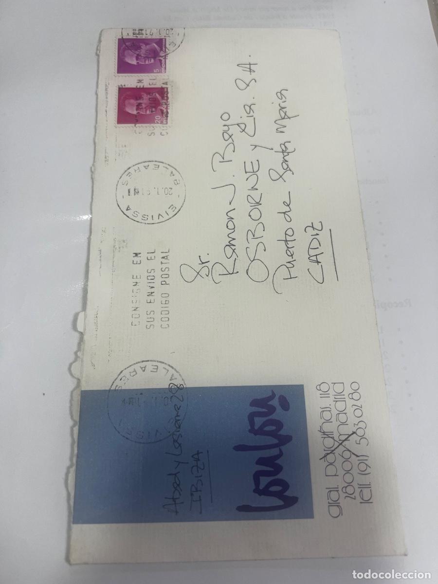 Manuscritos antiguos: SIGNE, AUTOGRAPH, FIRMA, SOBRE FIRMADO POR JEANETTE KRISTOF, CANTANTE. VER FOTOS.