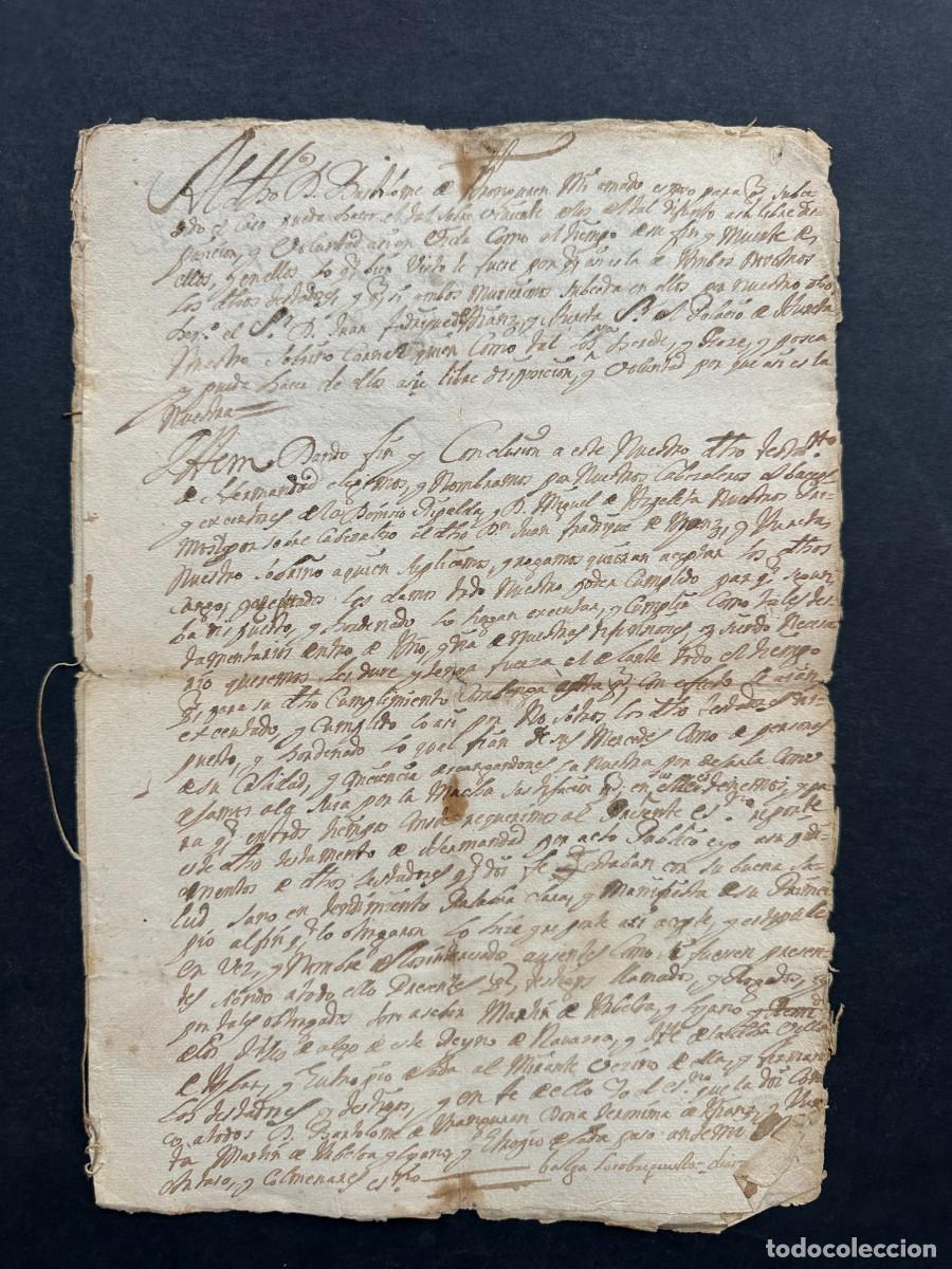 Manuscritos antiguos: a&ntilde;o 1689 - TESTAMENTO BARTOLOME DE ARANGUREN Y JERONIMA DE AYANZ Y URETA - NAVARRA