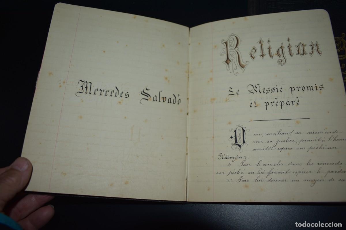 Manuscritos antiguos: Dos cuadernos escolares. - Foto 2