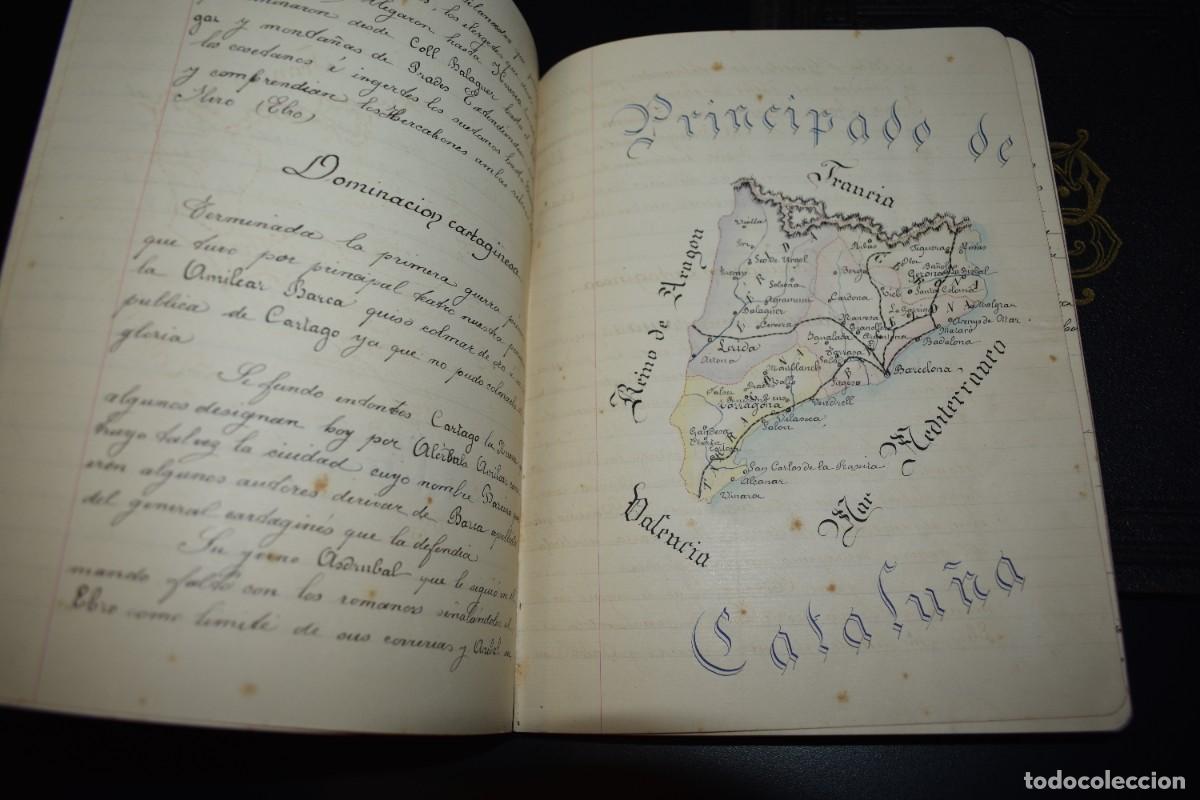 Manuscritos antiguos: Dos cuadernos escolares. - Foto 7
