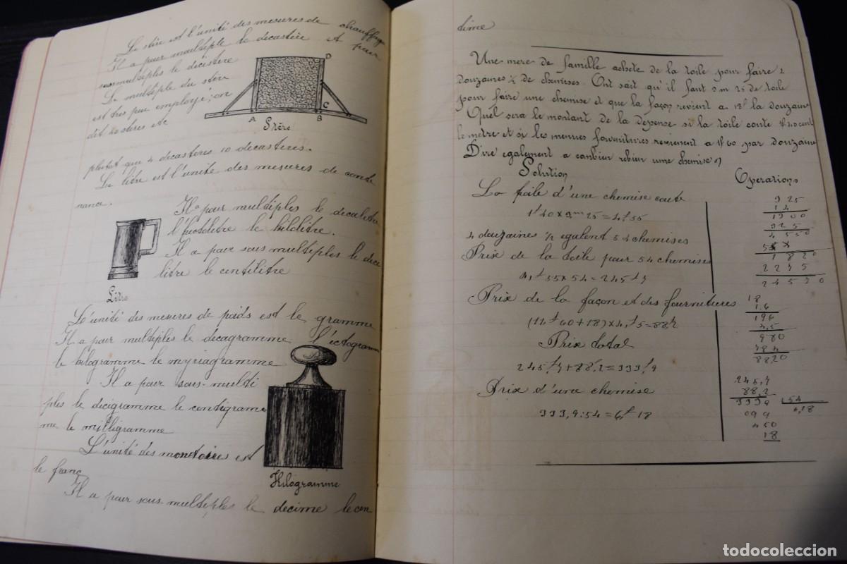 Manuscritos antiguos: Dos cuadernos escolares. - Foto 13
