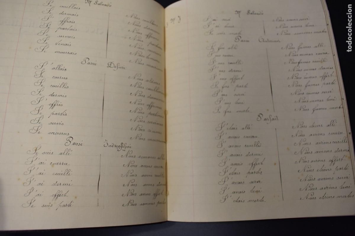 Manuscritos antiguos: Dos cuadernos escolares. - Foto 15